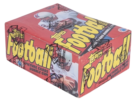 1981 Topps Football Unopened Wax Box (36 Packs) - BBCE Certified